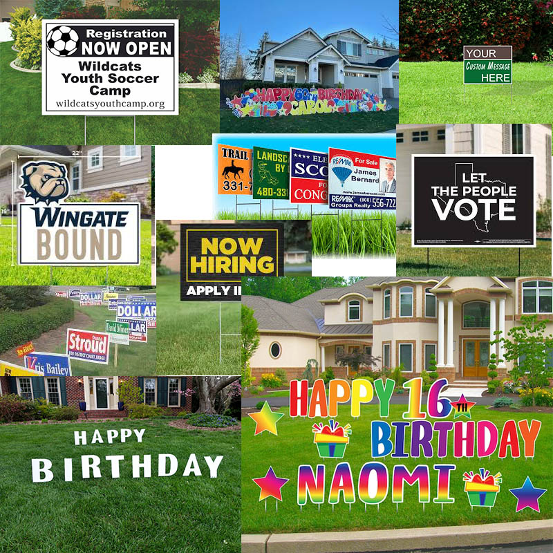 yard signs