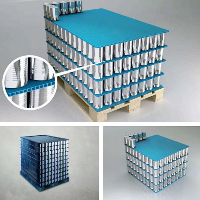  Corrugated plastic layer pads