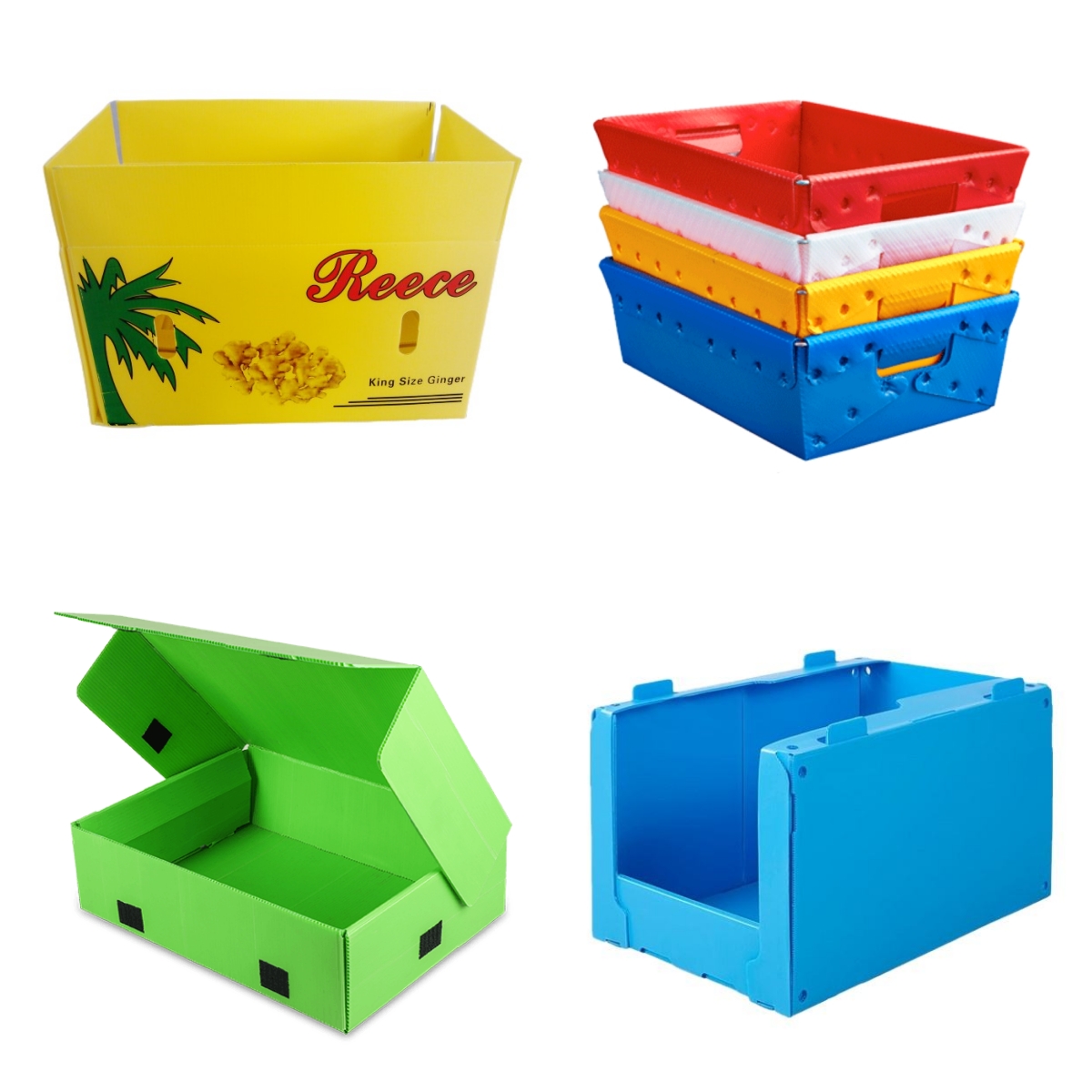 Corrugated Plastic Turnover Boxes