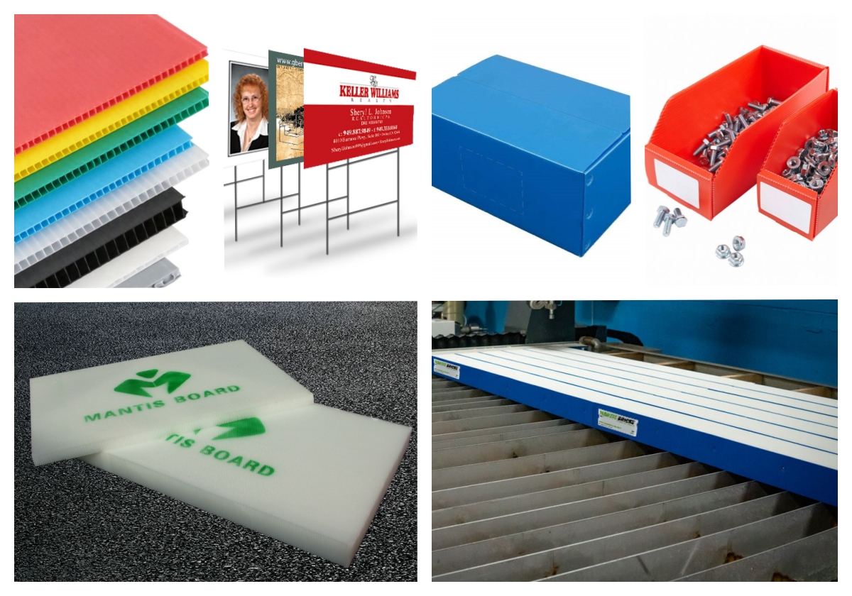 corrugated plastic product