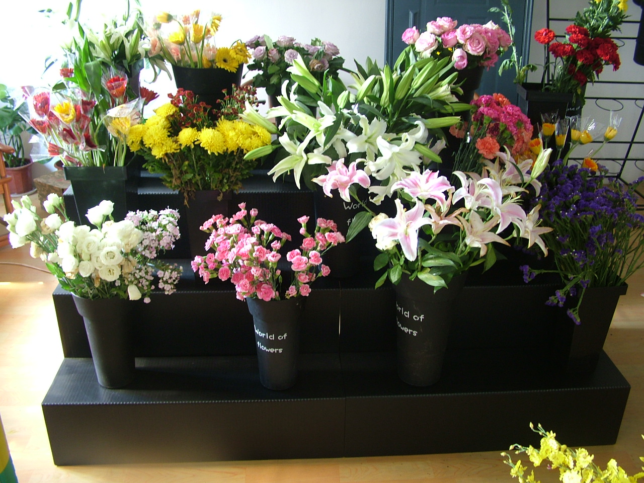 PP Flower Display Stand