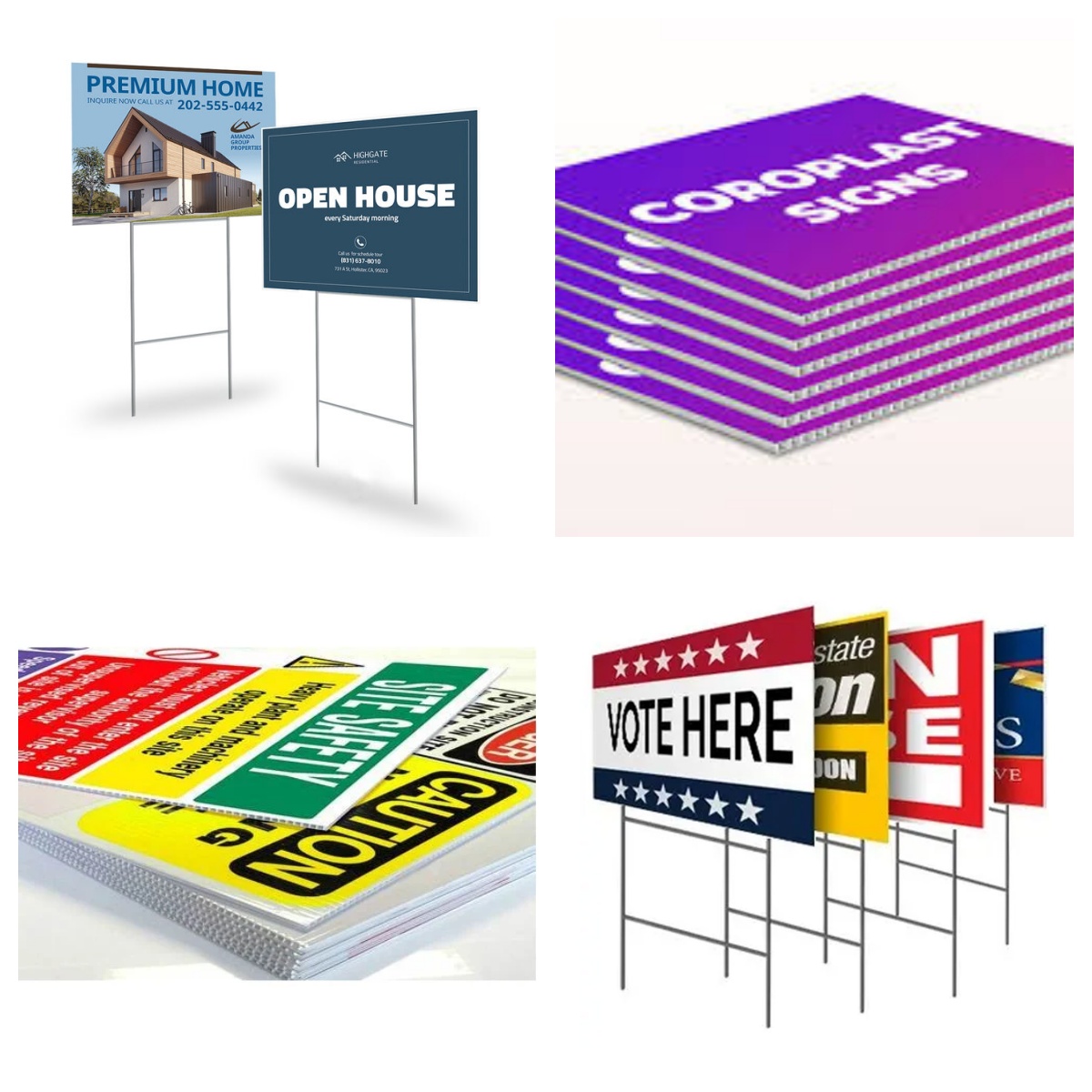 Mantis PP Corrugated Signs